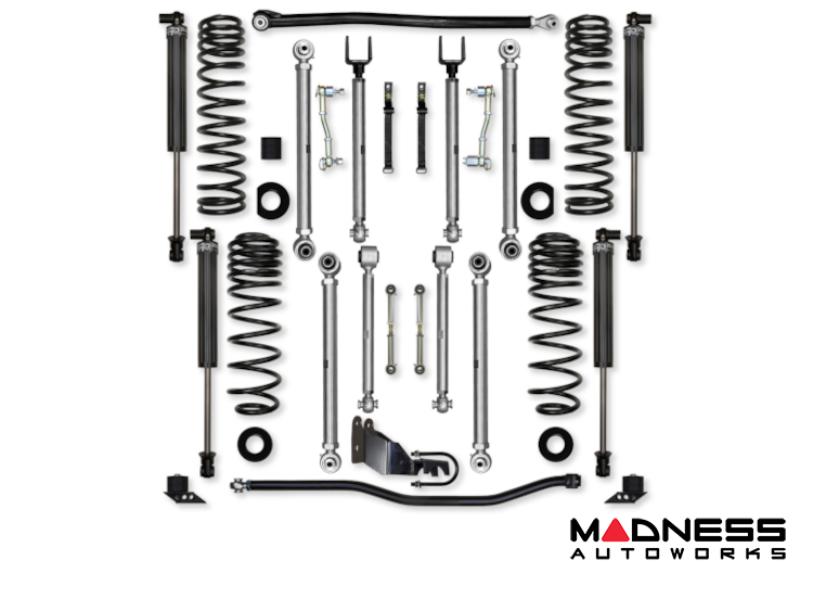 Jeep Wrangler JL Lift Kit - Rock Krawler - X Factor Pro - Aluminum System - Stage 1 - 2018+